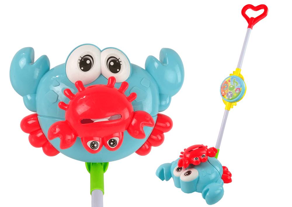 Lean-toys  Svetelný krab Stick Pusher Blue Music značky Lean-toys