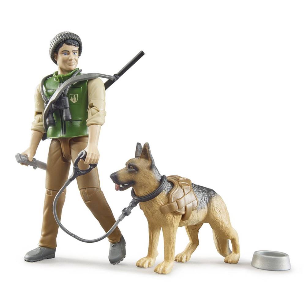BRUDER  Figúrka poľovník so psom značky BRUDER