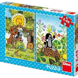 DINO  Puzzle Krtko a priatelia 2x48 dielikov značky DINO