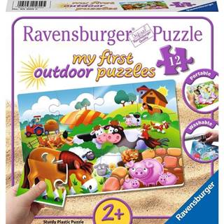 Ravensburger Moje prvé outdoor puzzle Zvieratká na farme 12 dielikov