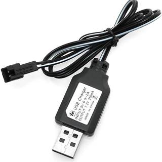 YUNIQUE GREEN-CLEAN 1-dielny USB nabíjací kábel SM-2P 250mAh výstup RC auto pre 7, 2V Ni-Mh batérie