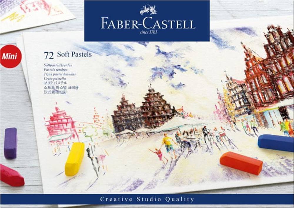 Faber-Castell  Suchý pastel Creative Studio mini set 72 farebný značky Faber-Castell