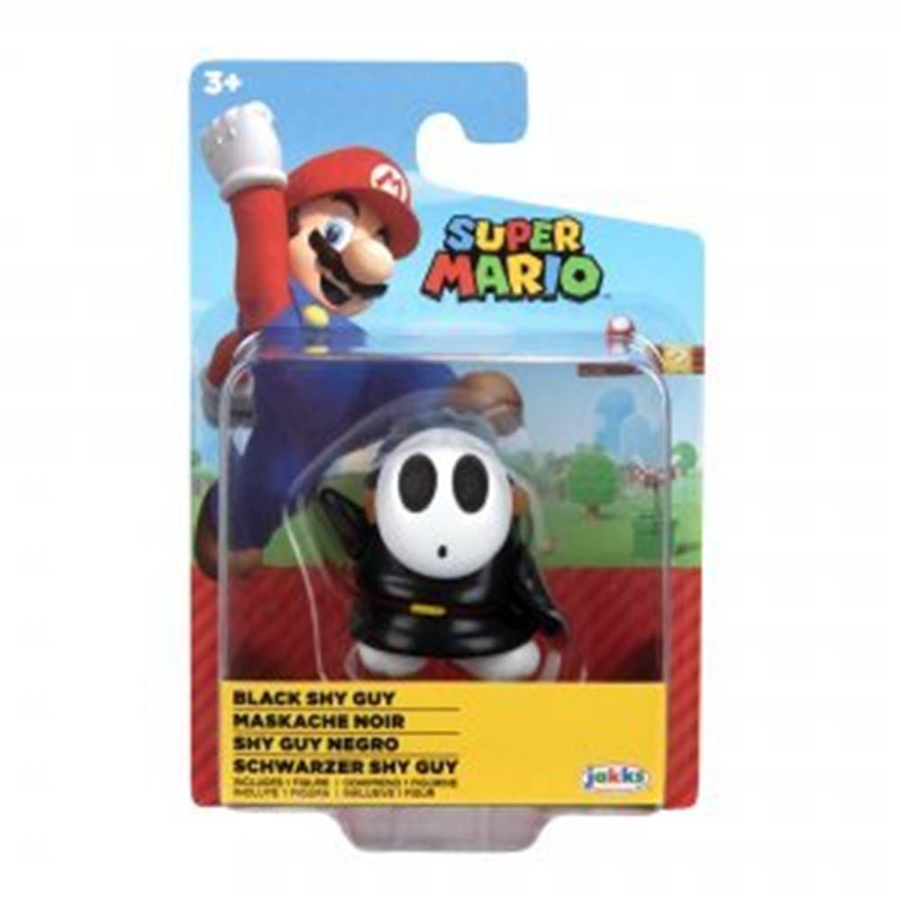 Jakks Pacific  Figurka Nintendo Super Mario - Black Shy Guyi 6cm značky Jakks Pacific