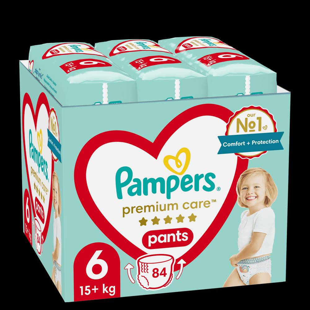 Pampers  Plienkové Nohavičky Premium Care Veľkosť 6 (15 kg+) 84 ks značky Pampers