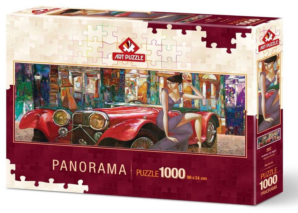 Art puzzle  Panoramatické puzzle Pozvanie na večer 1000 dielikov značky Art puzzle