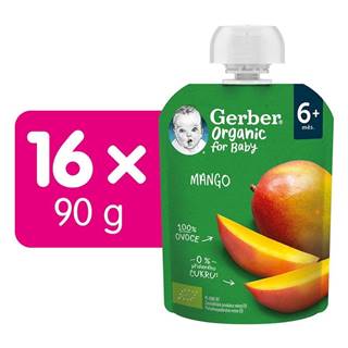 16x GERBER Organic Kapsička mango 90 g
