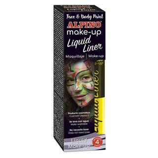 Alpino MakeUp farba na tvár Liquid Liner 4ks / 6 gr,  hnedá