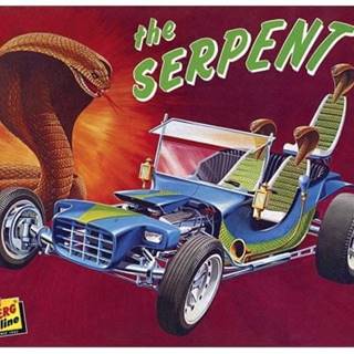 KECJA Plastikový model - Serpent Show Rod car 1:16 - Lindberg