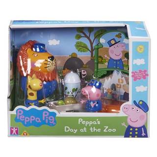 Peppa Pig Prasátko Peppa sada ZOO - 3 figurky a doplňky