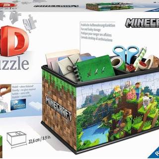 Ravensburger  3D puzzle úložný box: Minecraft 216 dielikov značky Ravensburger
