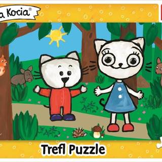 Trefl Puzzle Kicia Kocia: Kittykit v lese 15 dielikov