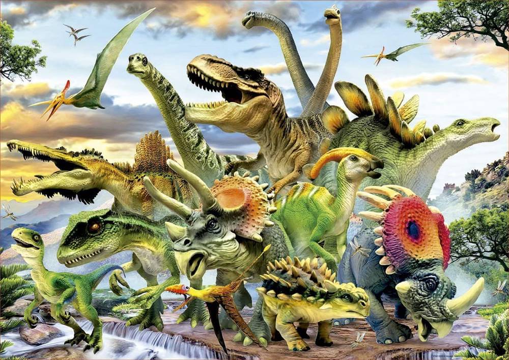 EDUCA  Puzzle Dinosaury 500 dielikov značky EDUCA