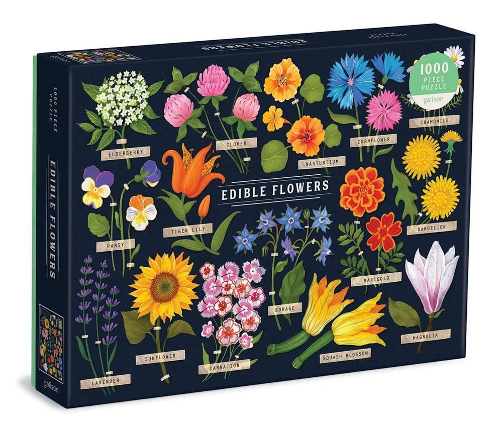 Galison  Puzzle Jedlé kvety 1000 dielikov značky Galison