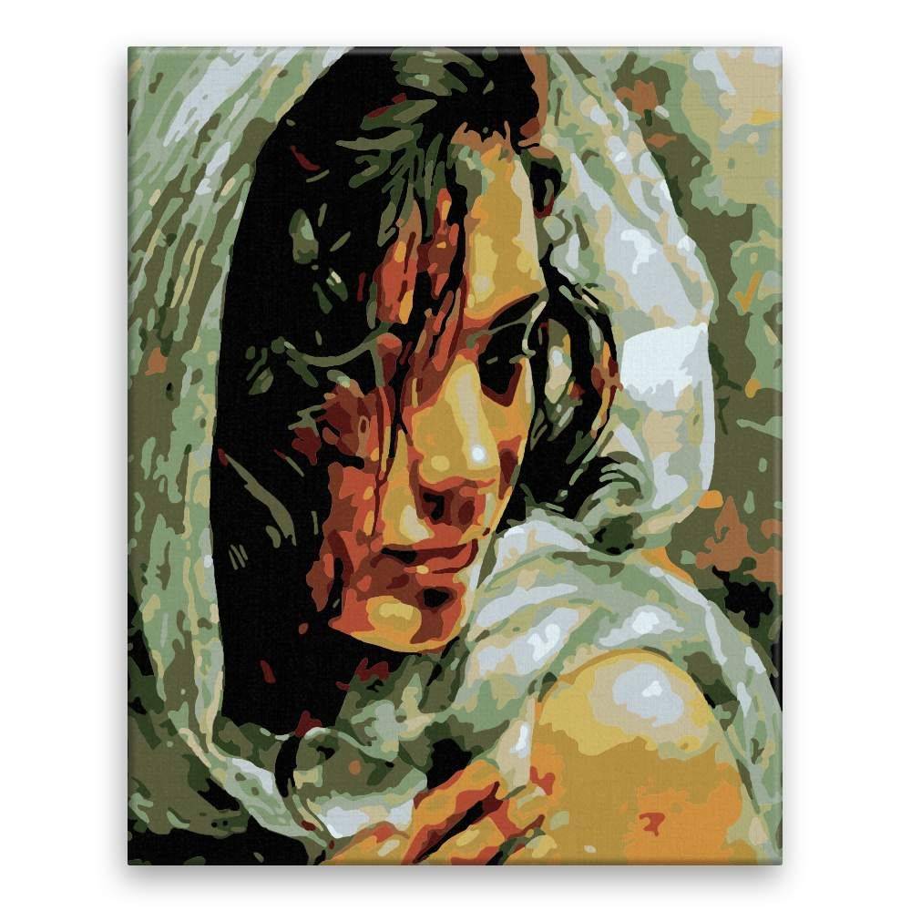 Malujsi  Maľovanie podľa čísel - Zabalené v šatke - 40x50 cm,  plátno vypnuté na rám značky Malujsi