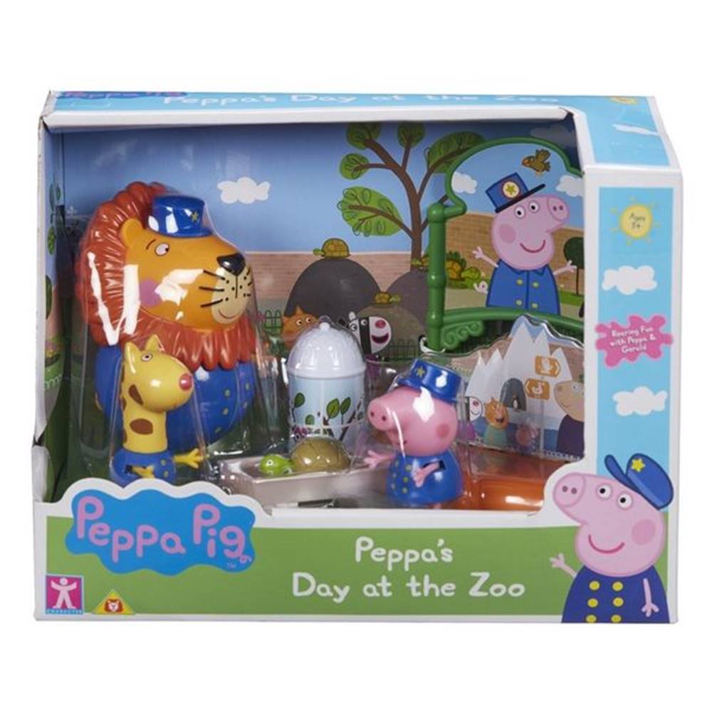 Peppa Pig  Prasátko Peppa sada ZOO - 3 figurky a doplňky značky Peppa Pig