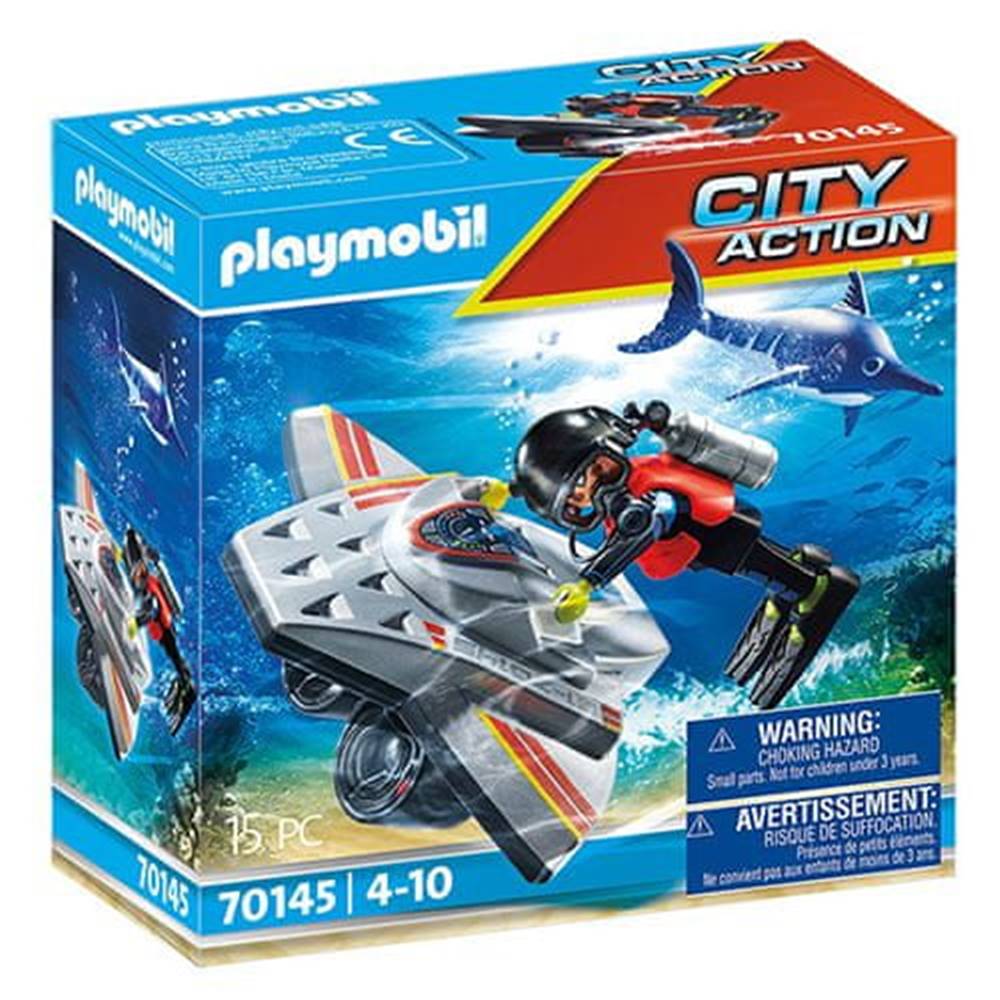 Playmobil  DIVING SCOOTER 70145,  DIVING SCOOTER 70145 značky Playmobil