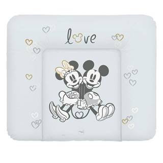 Ceba Baby CEBA Podložka prebaľovacia mäkká na komodu (85x72) Disney Minnie & Mickey Grey