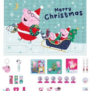 Karton P+P Adventný kalendár Peppa Pig - zánovné