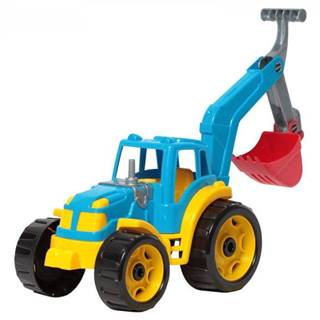 Lean-toys Traktor s lyžicou Blue 3435