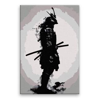 Malujsi Maľovanie podľa čísel - Ozbrojený samuraj - 40x60 cm,  bez dreveného rámu