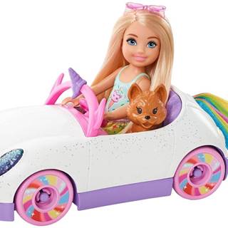Mattel  Barbie Chelsea a kabriolet s nálepkami značky Mattel