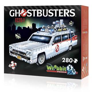 Wrebbit 3D puzzle Auto GhostbustersECTO-1,  280 dielikov