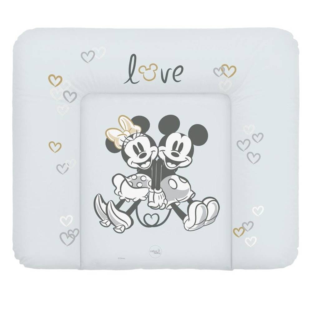 Ceba Baby  CEBA Podložka prebaľovacia mäkká na komodu (85x72) Disney Minnie & Mickey Grey značky Ceba Baby