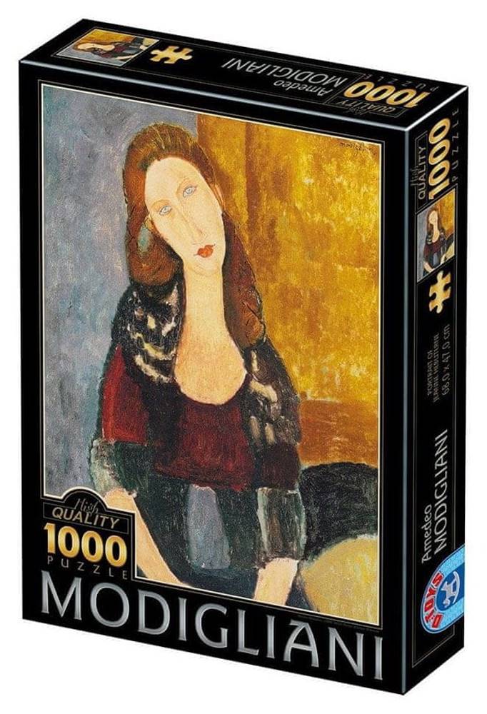 D-Toys  Puzzle Portrét Jeanne Hebuterne 1000 dielikov značky D-Toys
