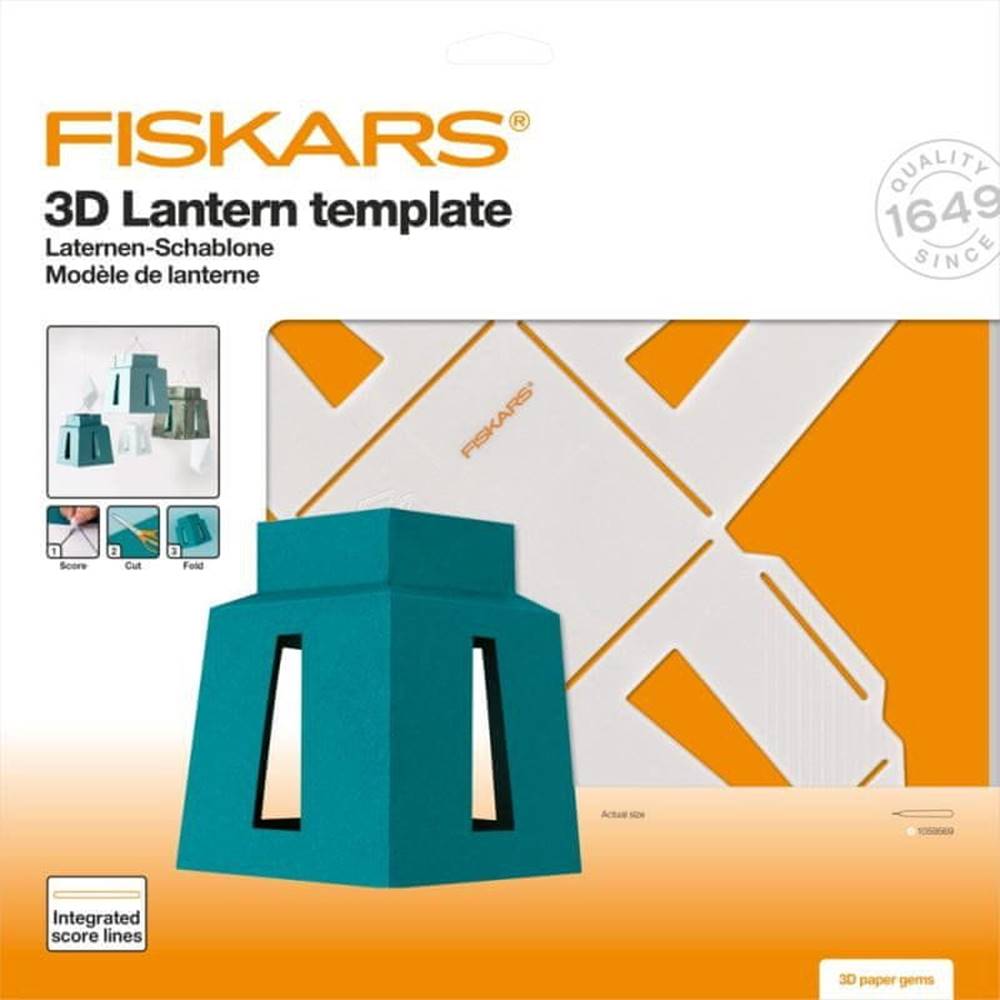FISKARS  3D šablóna - lampáš značky FISKARS