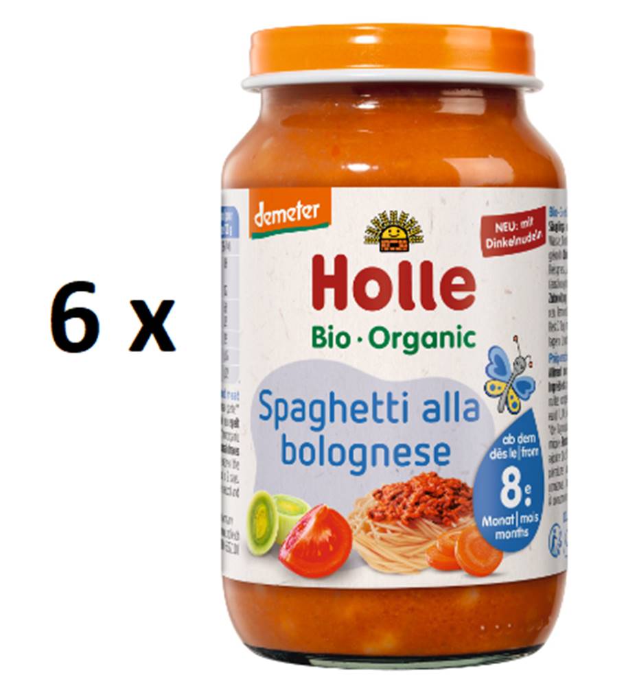 Holle  Bio Bolonské špagety - 6 x 220 g značky Holle
