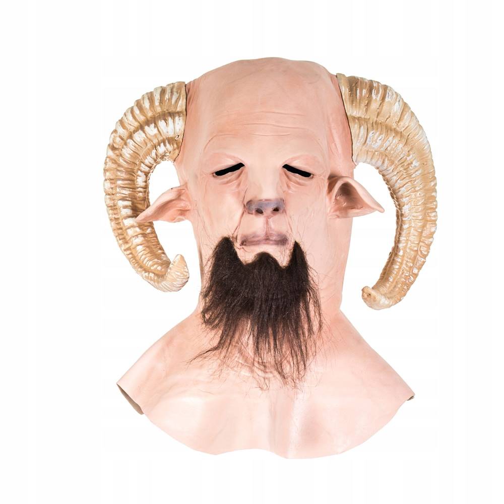 Korbi  Profesionálna latexová maska Faun,  Halloween značky Korbi