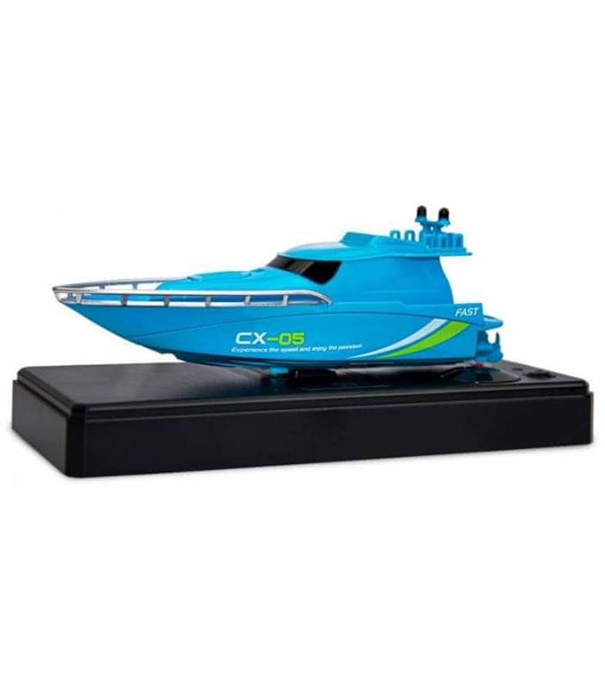 RCsale.cz  Siva Mini Racing Yacht 2.4 GHz,  modrá značky RCsale.cz