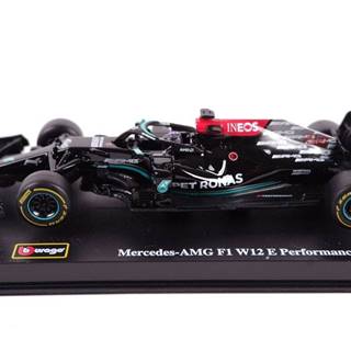 BBurago  Mercedes W12 - Lewis Hamilton (2021),  1:43  Signature značky BBurago
