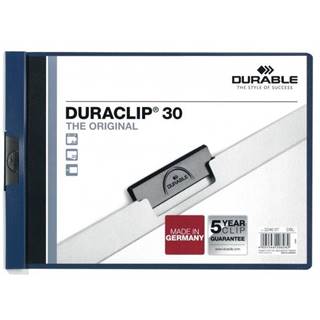 Durable  Obal s klipom A4 na šírku DURACLIP Original modrý značky Durable