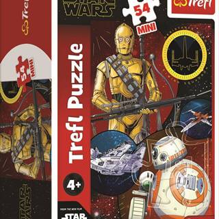 Trefl Puzzle Star Wars: C3PO a BB8 54 dielikov