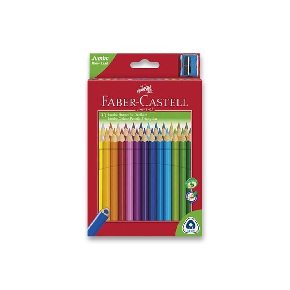 Faber-Castell  Farebné pastelky trojboké JUNIOR 30 farieb značky Faber-Castell