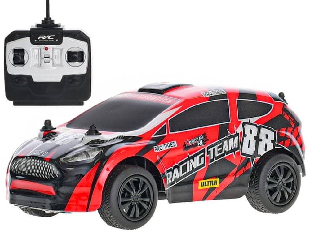 Mikro Trading  R/C športové rallye auto 1:28 27MHz plne funkčná batéria v krabici značky Mikro Trading