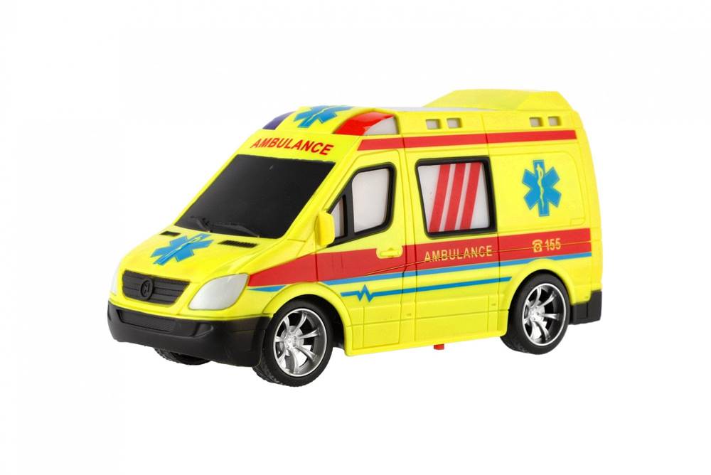 Teddies  Auto RC ambulancia 20cm na diaľkové ovládanie značky Teddies