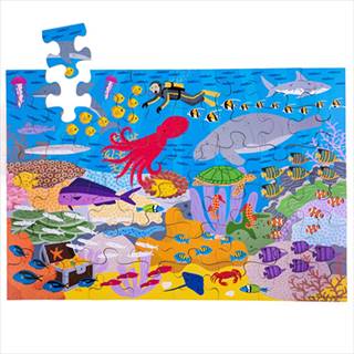 Bigjigs Toys Podlahové puzzle Podmorský svet 48 dielikov