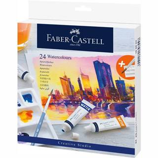 Faber-Castell  Akvarelové farby v tube set 24 farebné značky Faber-Castell