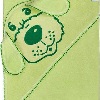 NEW BABY  Dětská froté osuška pejsek 100x100 zelená značky NEW BABY