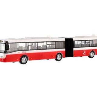 Rappa  Autobus Česky hovorí plastový 36cm červený reverzný BAT. So svetom so zvukom v kraboch. 40x10x7, 5cm značky Rappa