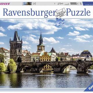 Ravensburger Praha: Pohľad na Karlov most 1000 dielikov