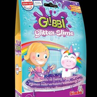SIMBA  Glibbi trblietavý slime slime fialové trblietky,  DP10 značky SIMBA