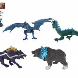Teddies Zvieratá Fantasy plast drak vlkolak 28x30x8cm