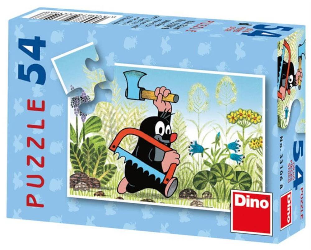 DINO  Puzzle Krtko - hurá do práce 54 dielikov značky DINO
