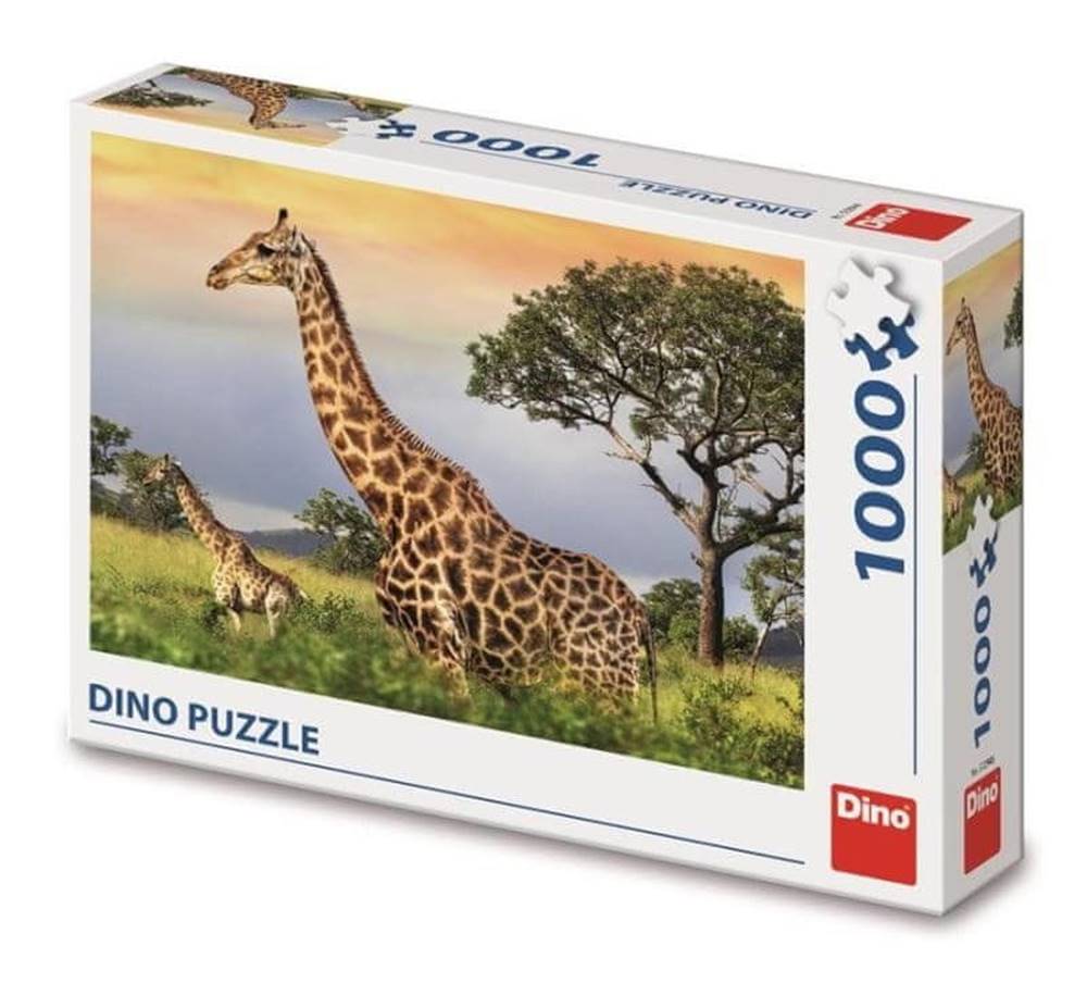 DINO  Puzzle Žirafí Rodina 1000 dielikov značky DINO