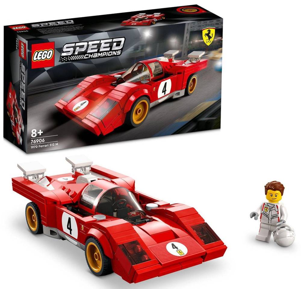 LEGO  Speed Champions 76906 1970 Ferrari 512 M - rozbalené značky LEGO