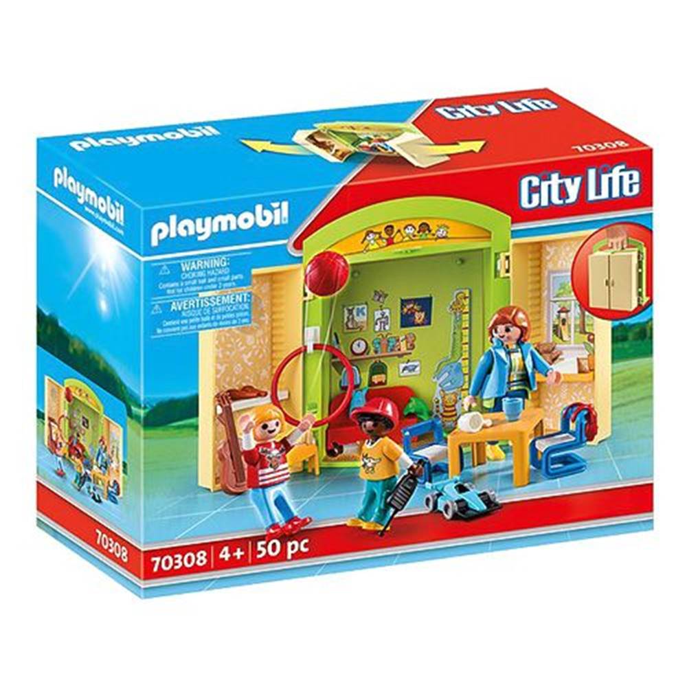 Playmobil  Herný box ,  Materská škôlka,  50 dielikov značky Playmobil