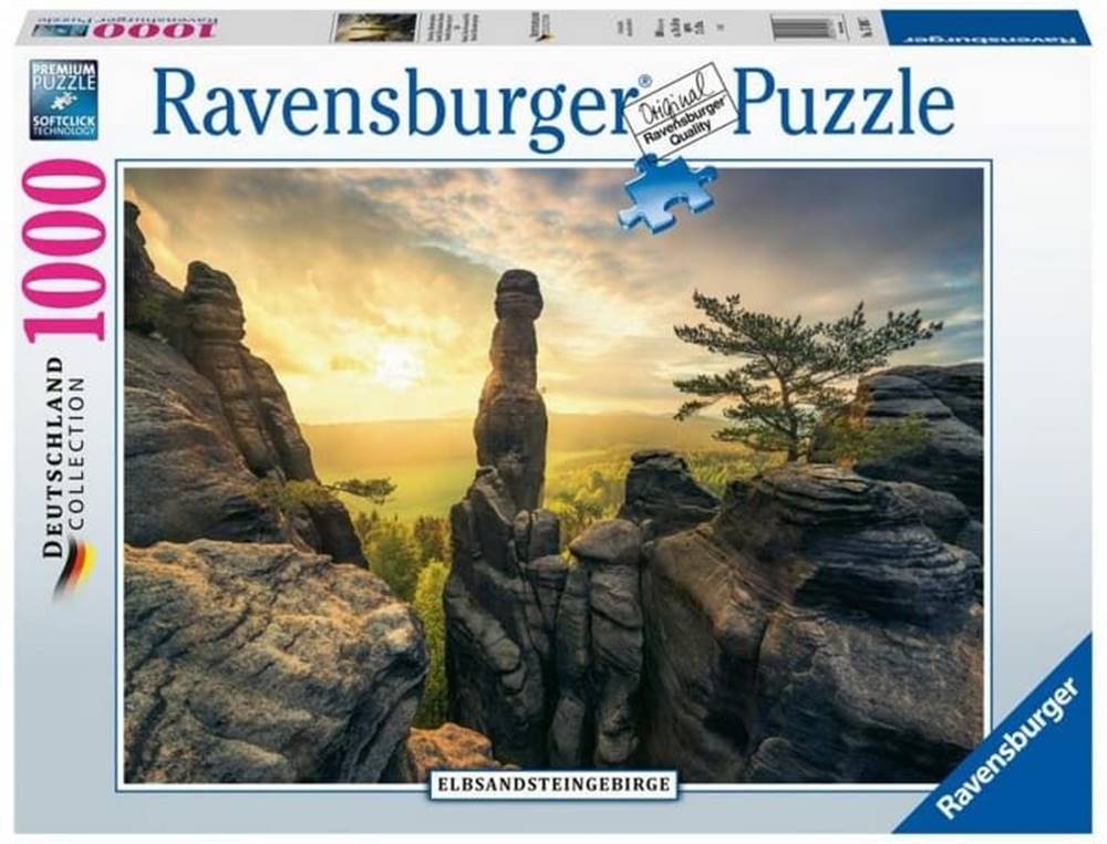 Ravensburger  170937 Labské Pískovce za rozbřesku 1000 dílků značky Ravensburger